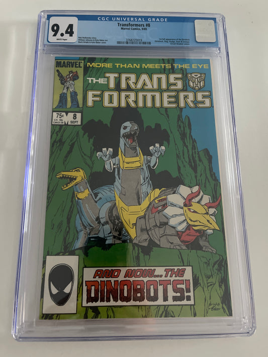 MARVEL COMICS TRANSFORMER #8 CGC 9.4