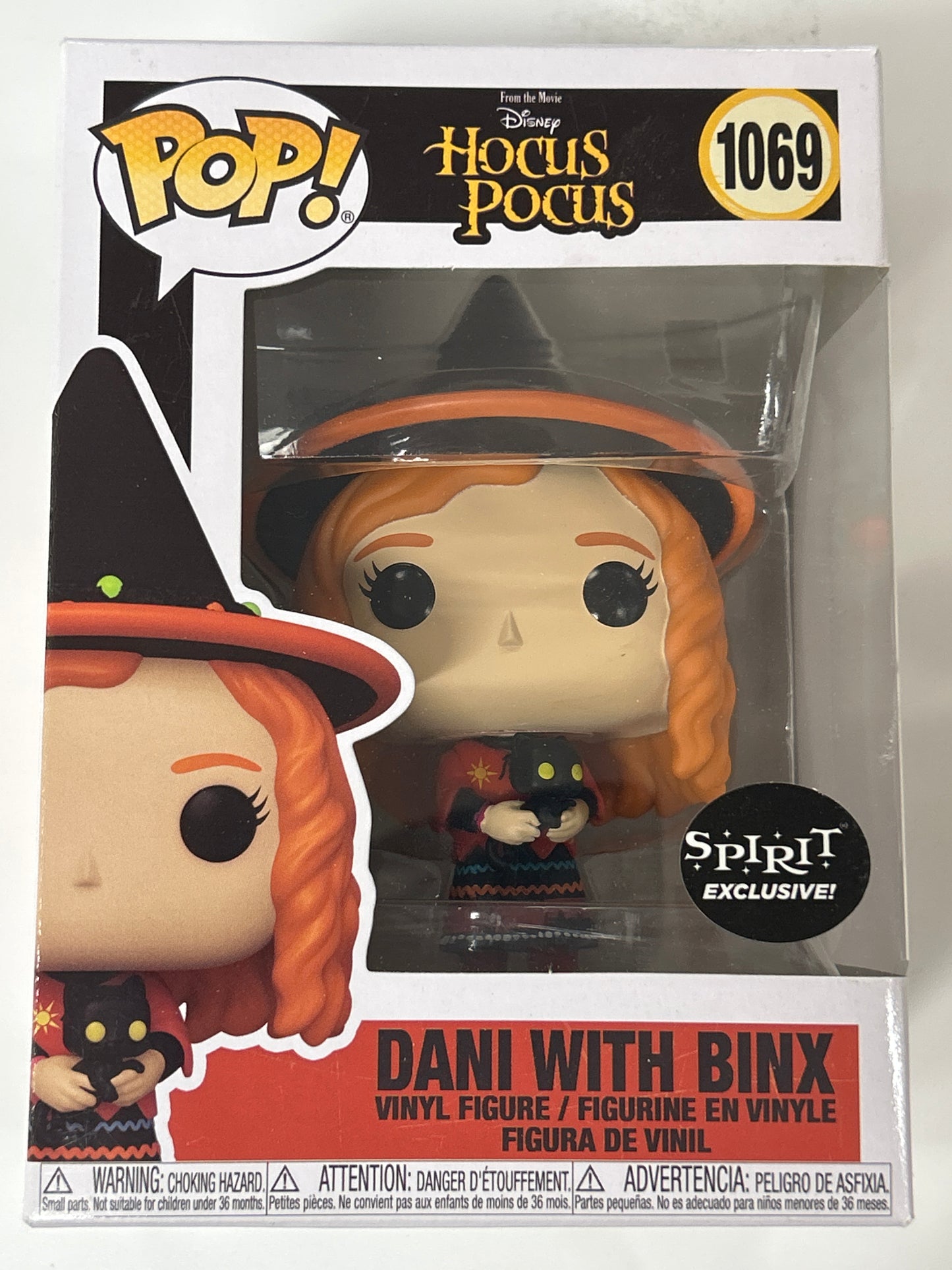 FUNKO POP HOCUS POCUS DANI WITH BINX SPIRIT EXCLUSIVE GREAT CONDITION