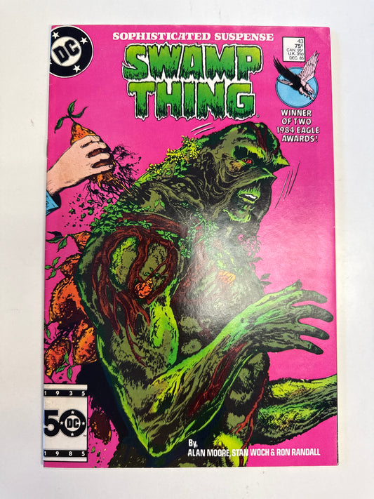 DC COMICS SWAMP THING #43 CAN ALAN MOORE 1st CHESTER