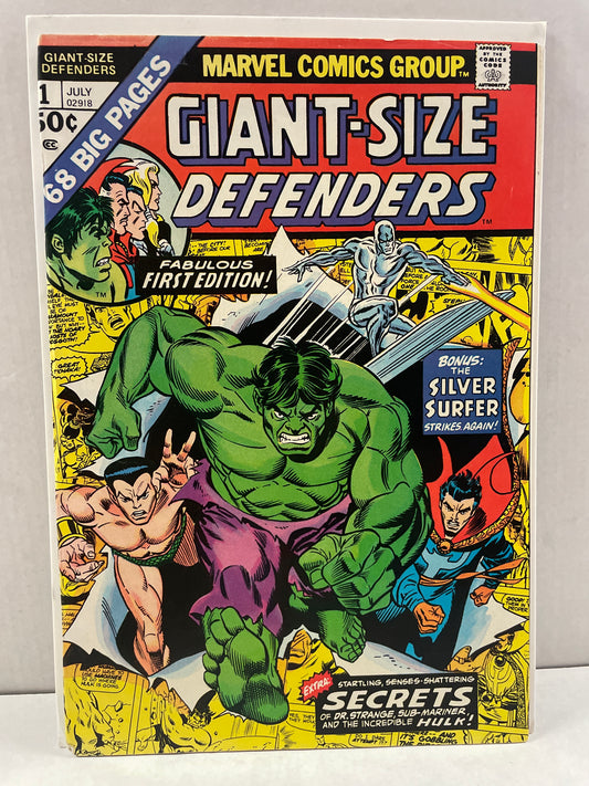 GIANT-SIZE DEFENDERS #1 (1974 FINE+/VF) JACK KIRBY & STAN LEE!