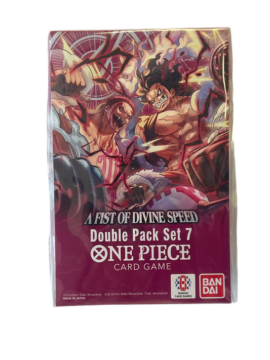 BANDAI ONE PIECE TCG A FIST OF DIVINE SPEED DOUBLE PACK SET 7