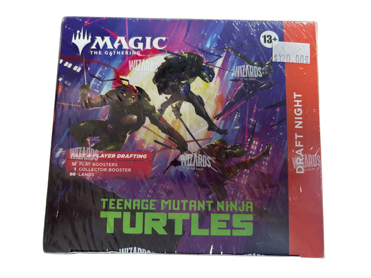 MAGIC THE GATHERING TEENAGE MUTANT NINJA TURTLES DRAFT NIGHT BOX