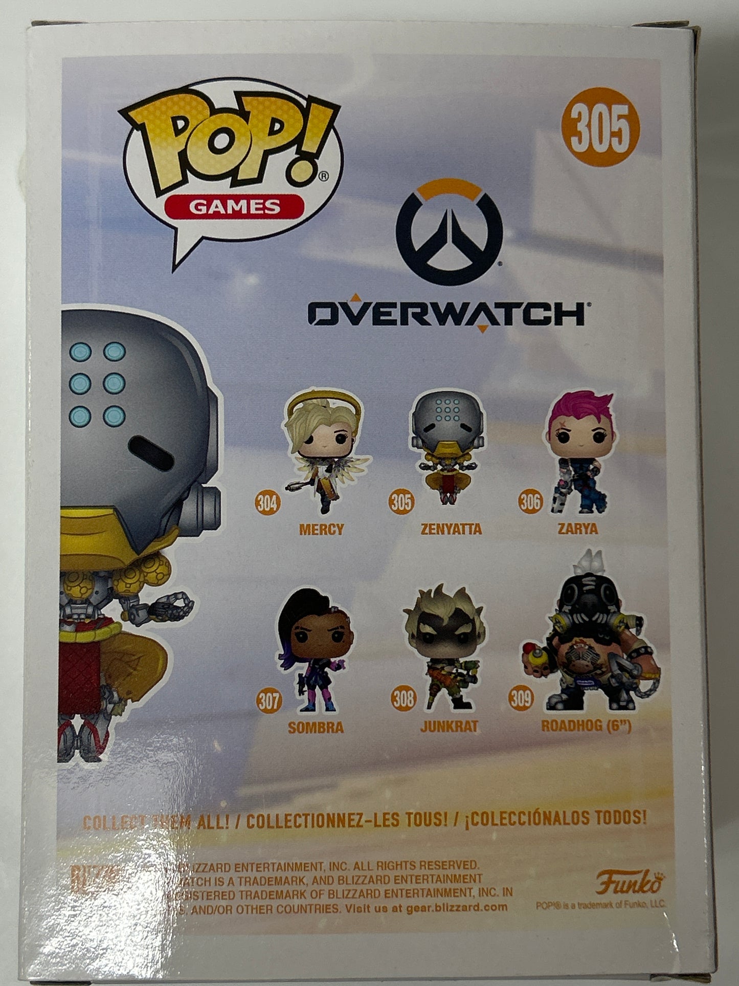 FUNKO POP OVERWATCH ZENYATTA GREAT CONDITION