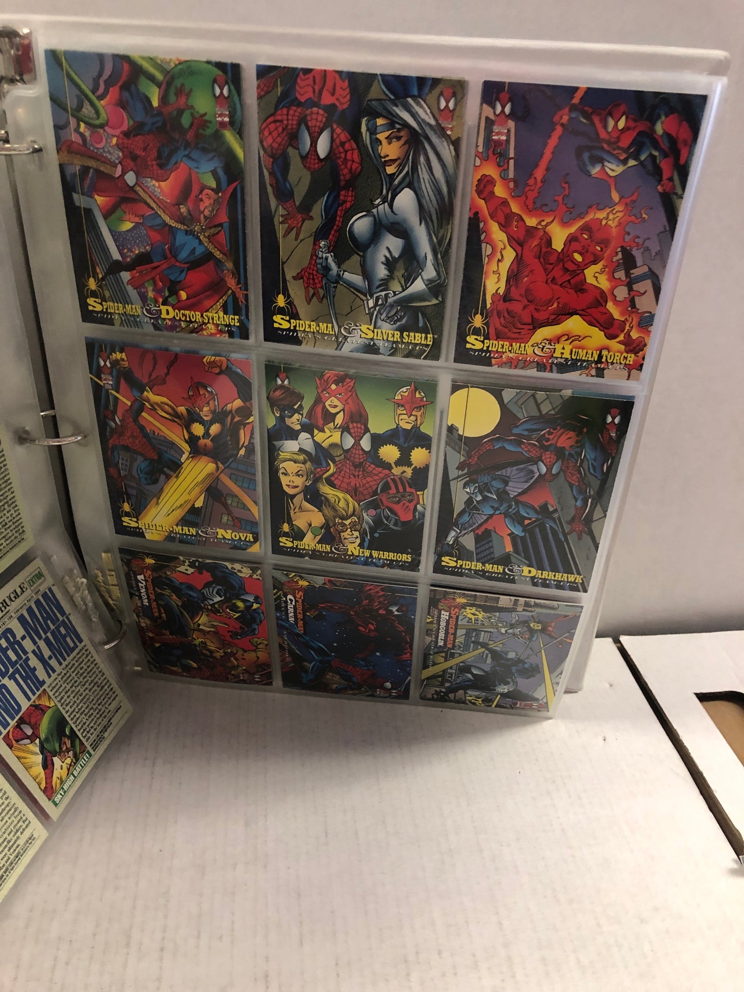 1994 MARVEL SPIDER-MAN TRADING CARDS  1ST EDITION FULL BASE SET 1-150