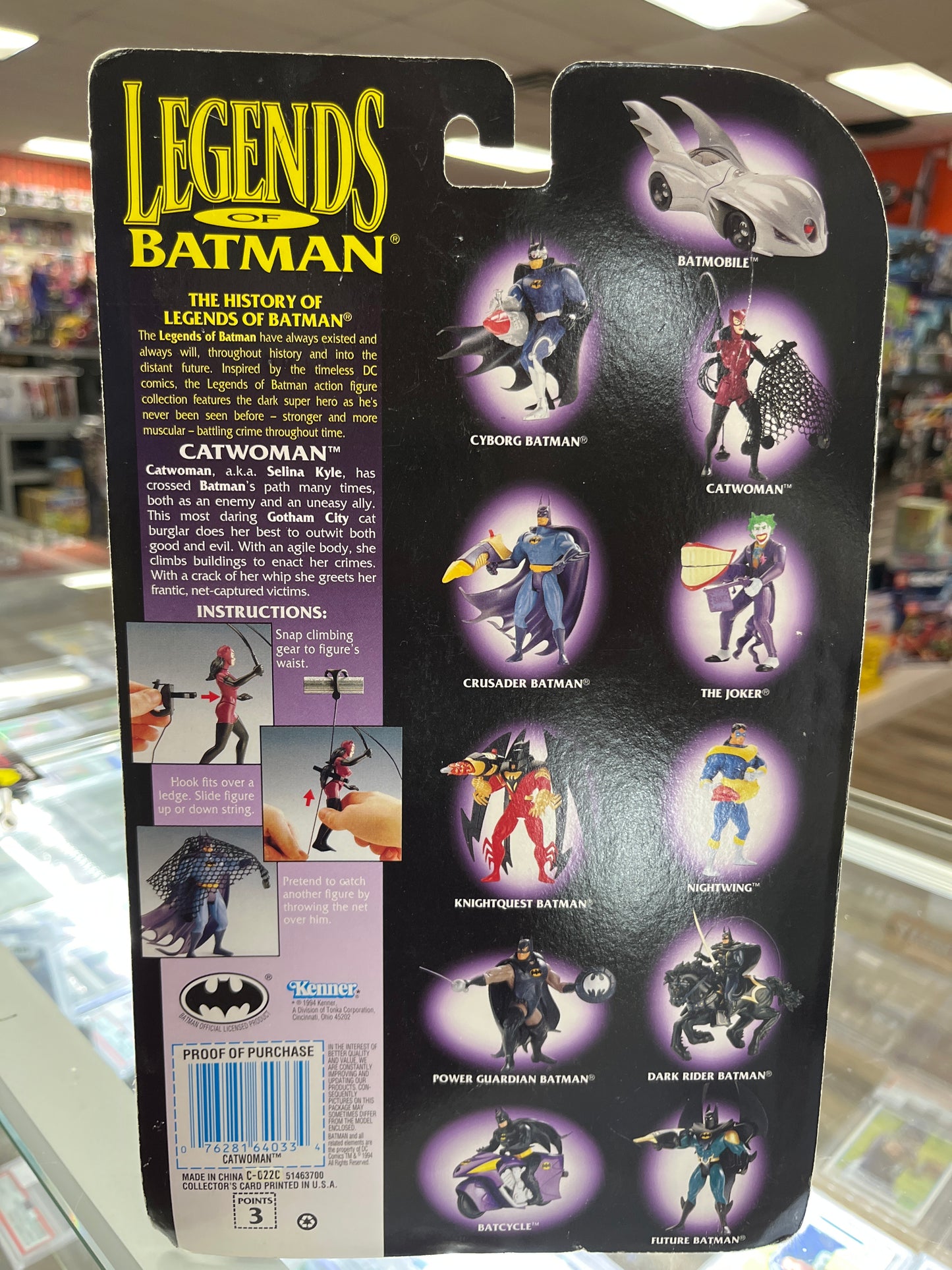 DC LEGENDS OF BATMAN CATWOMAN ACTION FIGURE