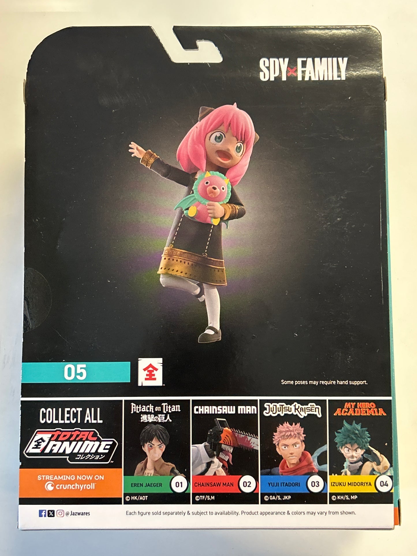 JAZWARES TOTAL ANIME ANYA FORGER FIGURE SEALED IN GREAT CONDITION BOX