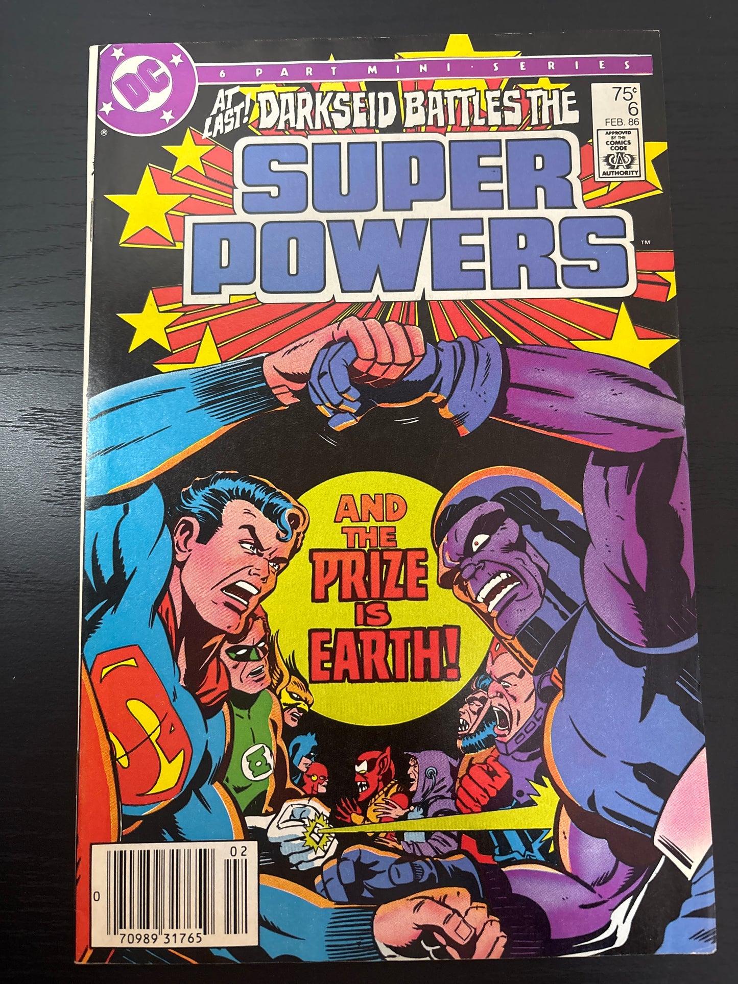 DC SUPER POWERS #6 (1985) NEWSSTAND