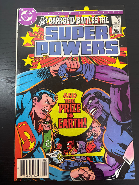 DC SUPER POWERS #6 (1985) NEWSSTAND