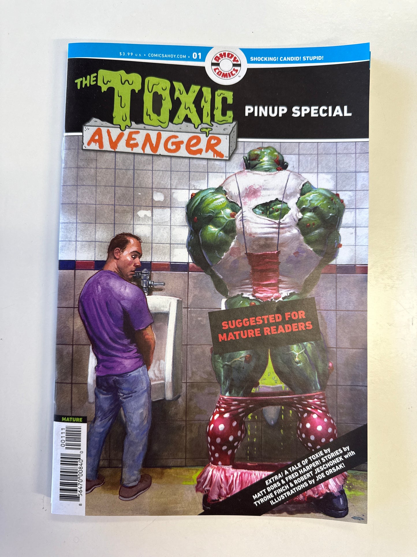 AHOY COMICS THE TOXIC AVENGER PIN UP SPECIAL