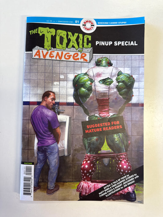 AHOY COMICS THE TOXIC AVENGER PIN UP SPECIAL