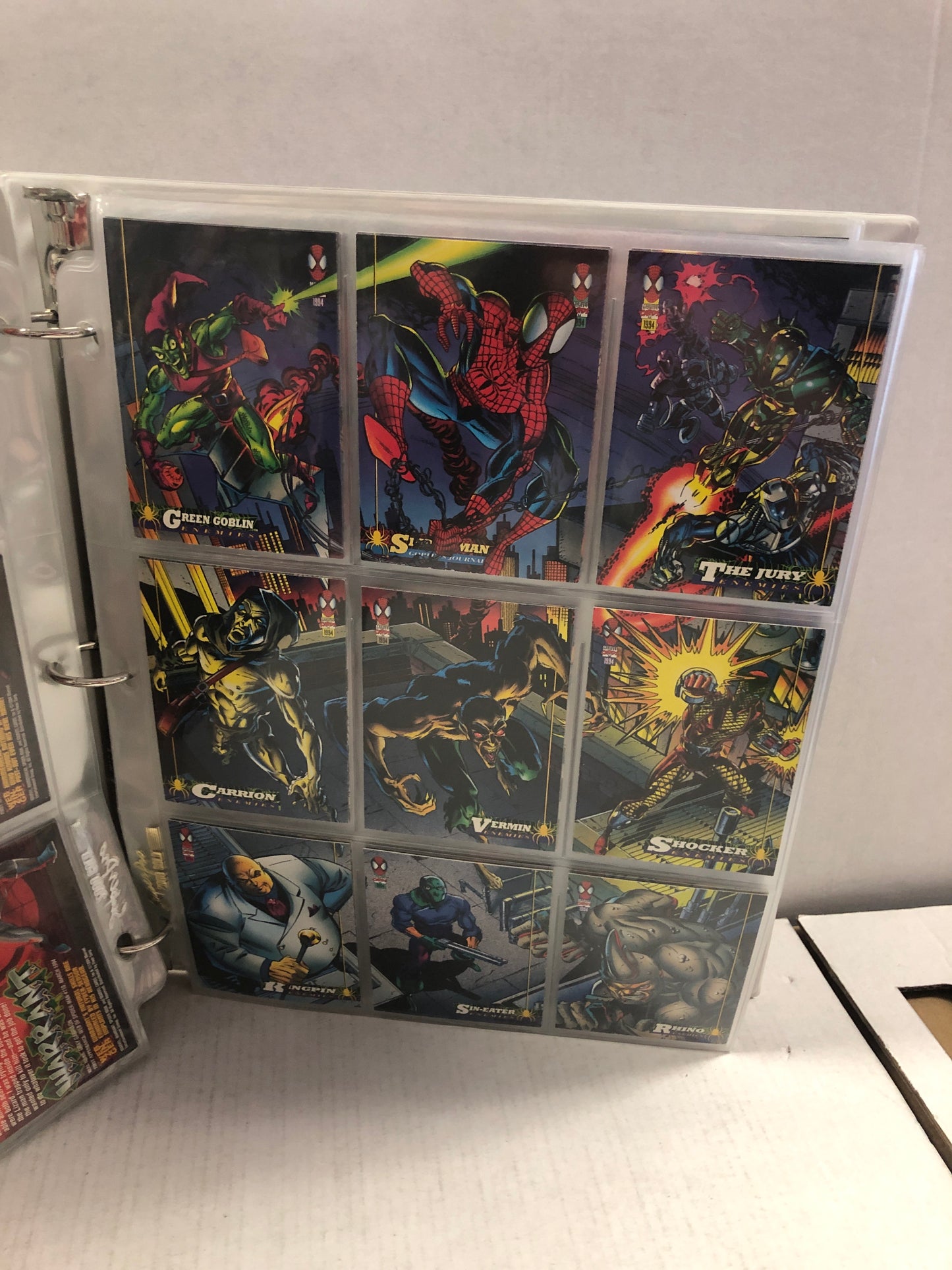 1994 MARVEL SPIDER-MAN TRADING CARDS  1ST EDITION FULL BASE SET 1-150