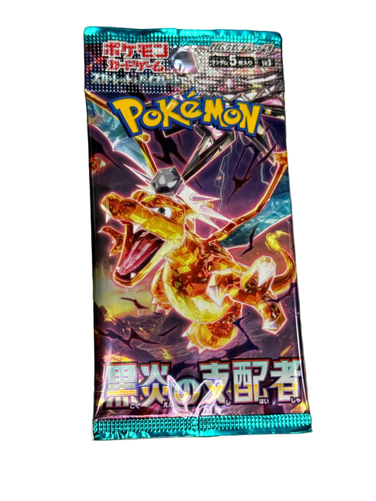 POKEMON TCG RULER OF THE BLACK FLAME OBSIDIAN FLAMES BOOSTER PACK JAPANESE