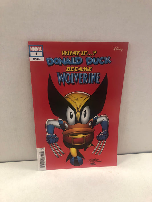 MARVEL COMICS WHAT IF DONALD DUCK BECAME WOLVERINE 1 VARIANT