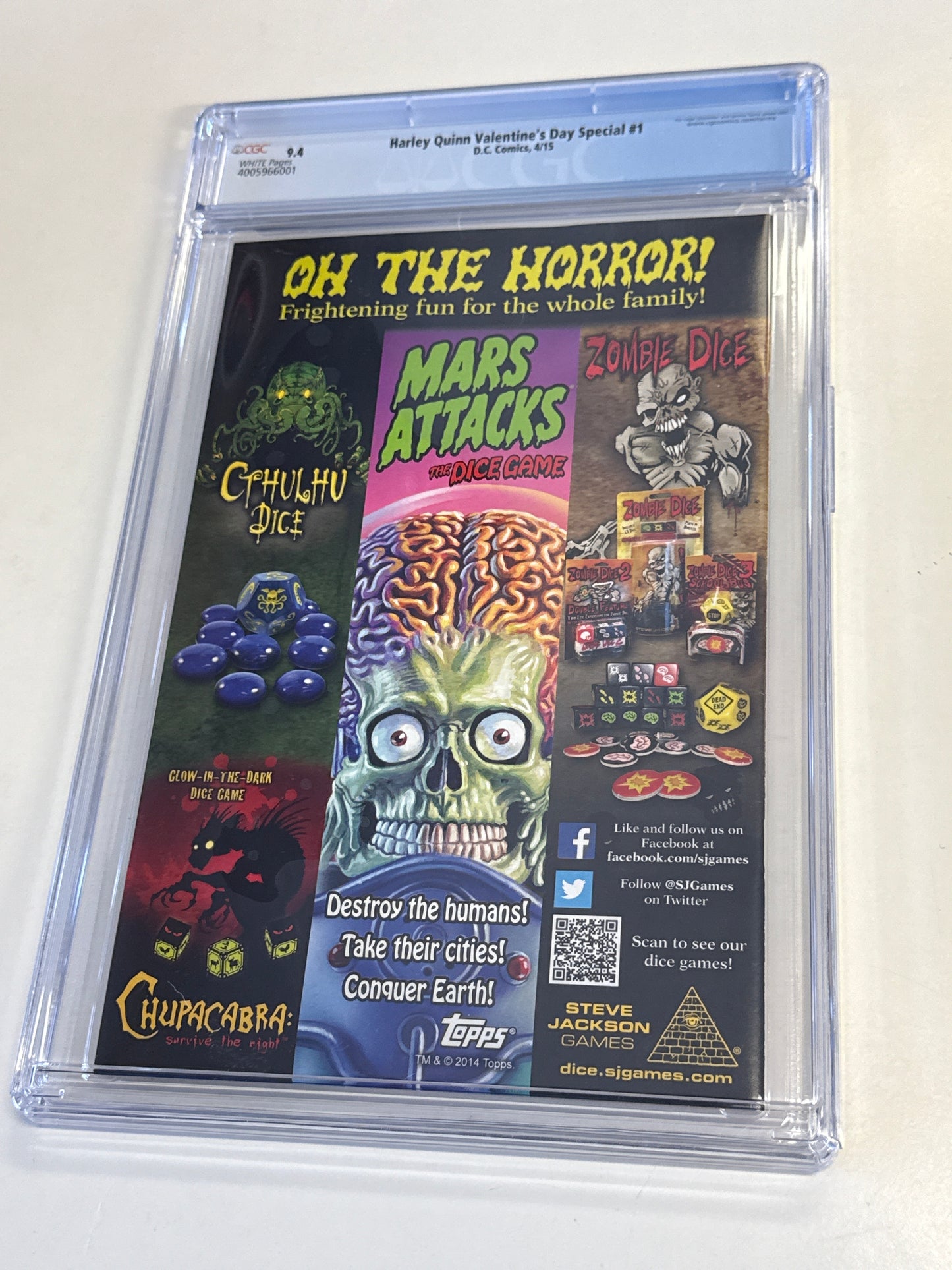 DC COMICS HARLEY QUINN VALENTINES DAY SPECIAL #1 CGC 9.4