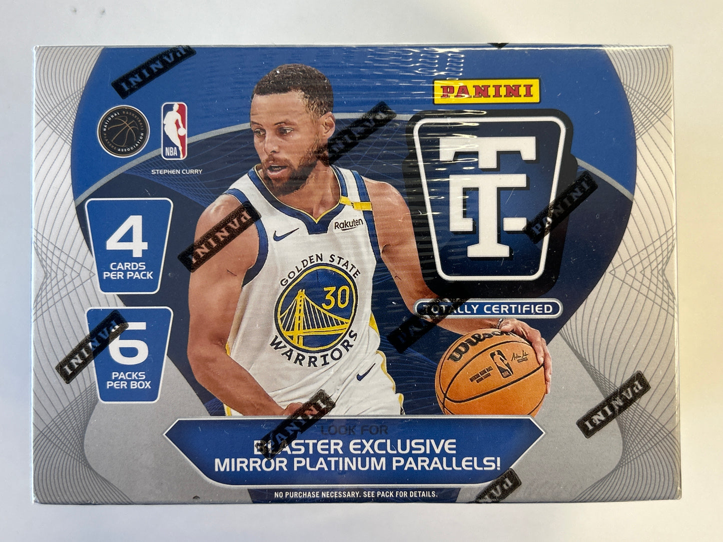 2024-25 NBA STEPHEN CURRY PANINI TOTALLY CERTIFIED TRADING CARDS 24 CARDS TOTAL