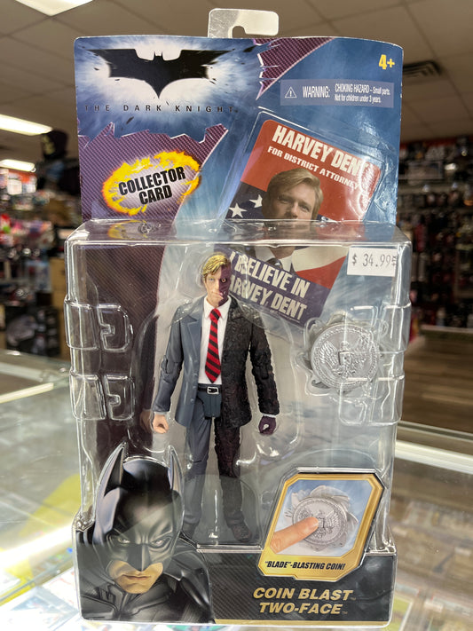 DC THE DARJ KNIGHT COIN BLAST TWO-FACE ACTION FIGURE
