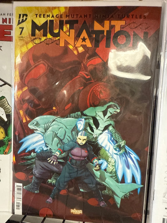 IDW PUBLISHING TEENAGE MUTANT NINJA TURTLES MUTANT NATION #7 1025