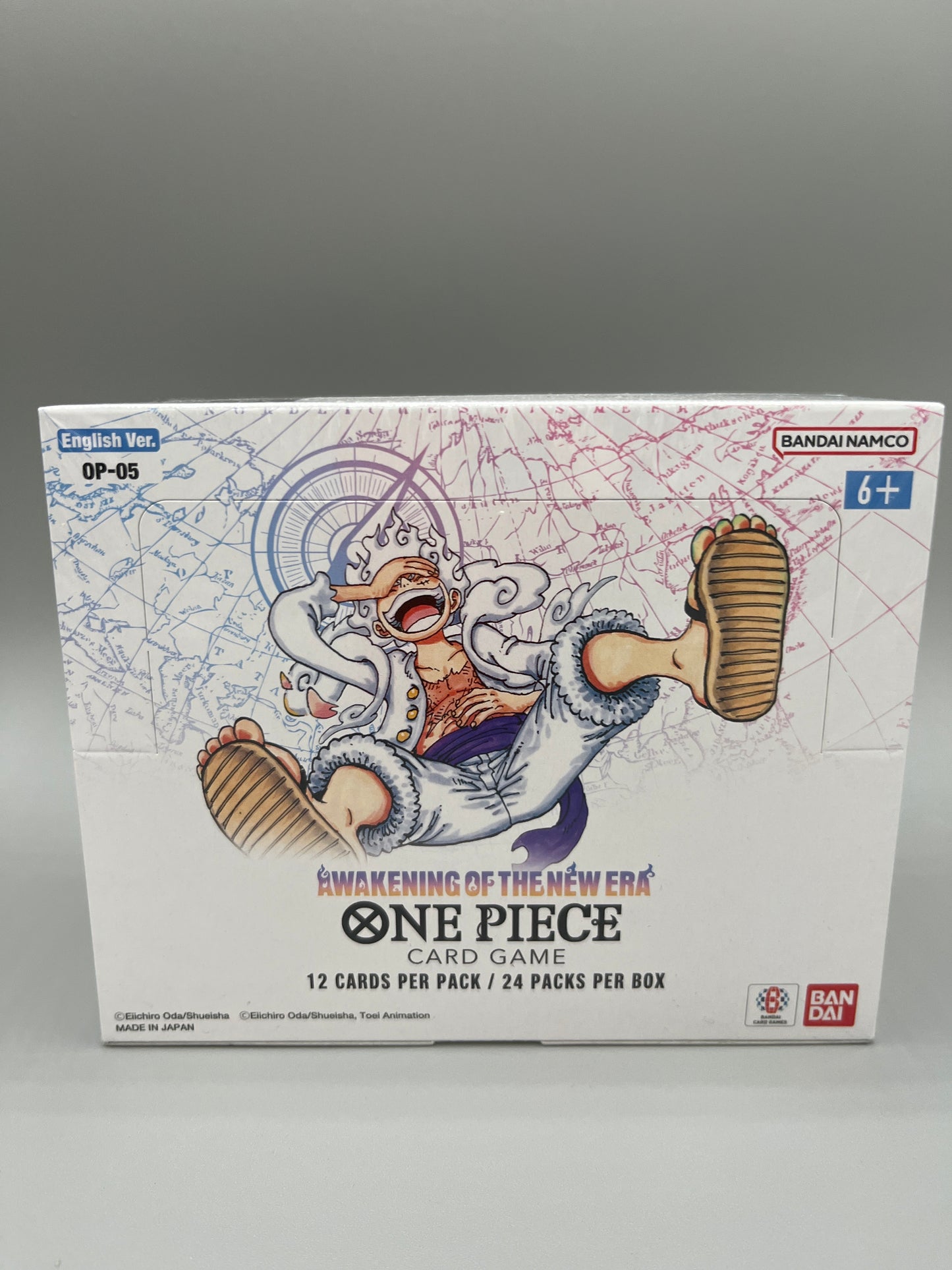 Bandai Namco One Piece Card Game Awakening of the New Era 24 pack Card Box