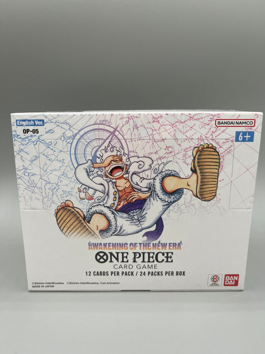 Bandai Namco One Piece Card Game Awakening of the New Era 24 pack Card Box