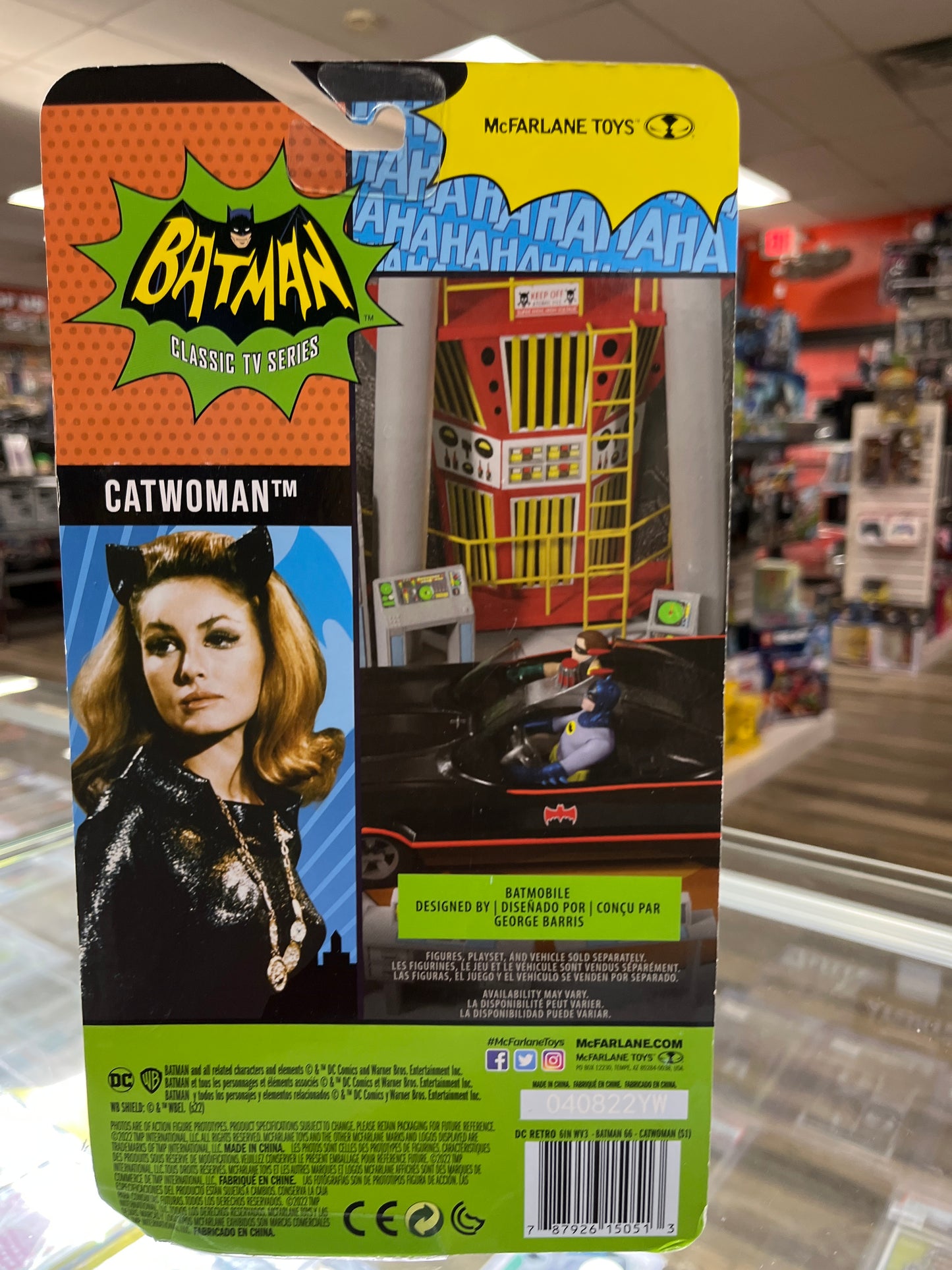 DC BATMAN CLASSIC TV SERIES CATWOMAN ACTION FIGURE