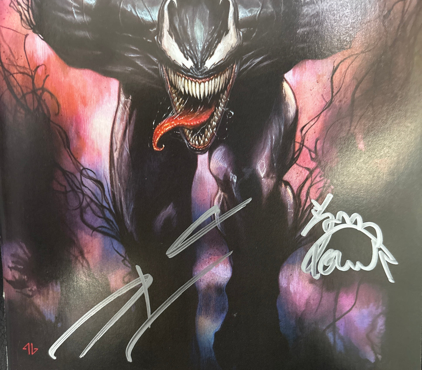 MARVEL ABSOLUTE CARNAGE #1 ARR PRINT SIGNED BY RYAN STEGMAN & DONNY CATES WITH CERTIFICATE OF AUTHENTICITY