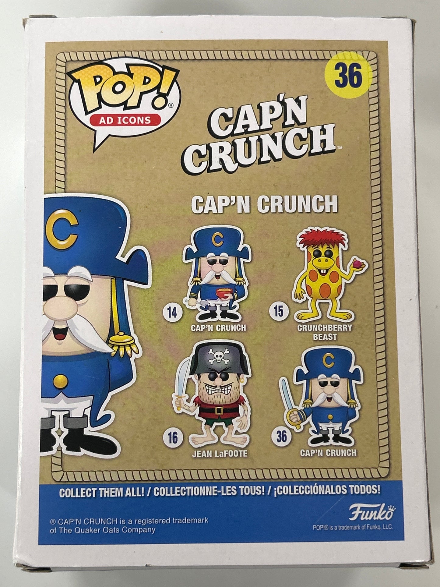 FUNKO POP CAP’N CRUNCH GREAT CONDITION