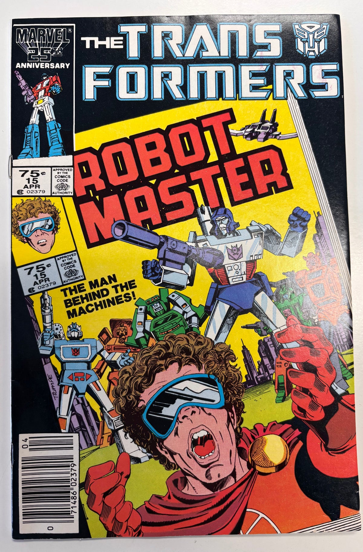 MARVEL THE TRANSFORMERS ROBOT MASTER #15