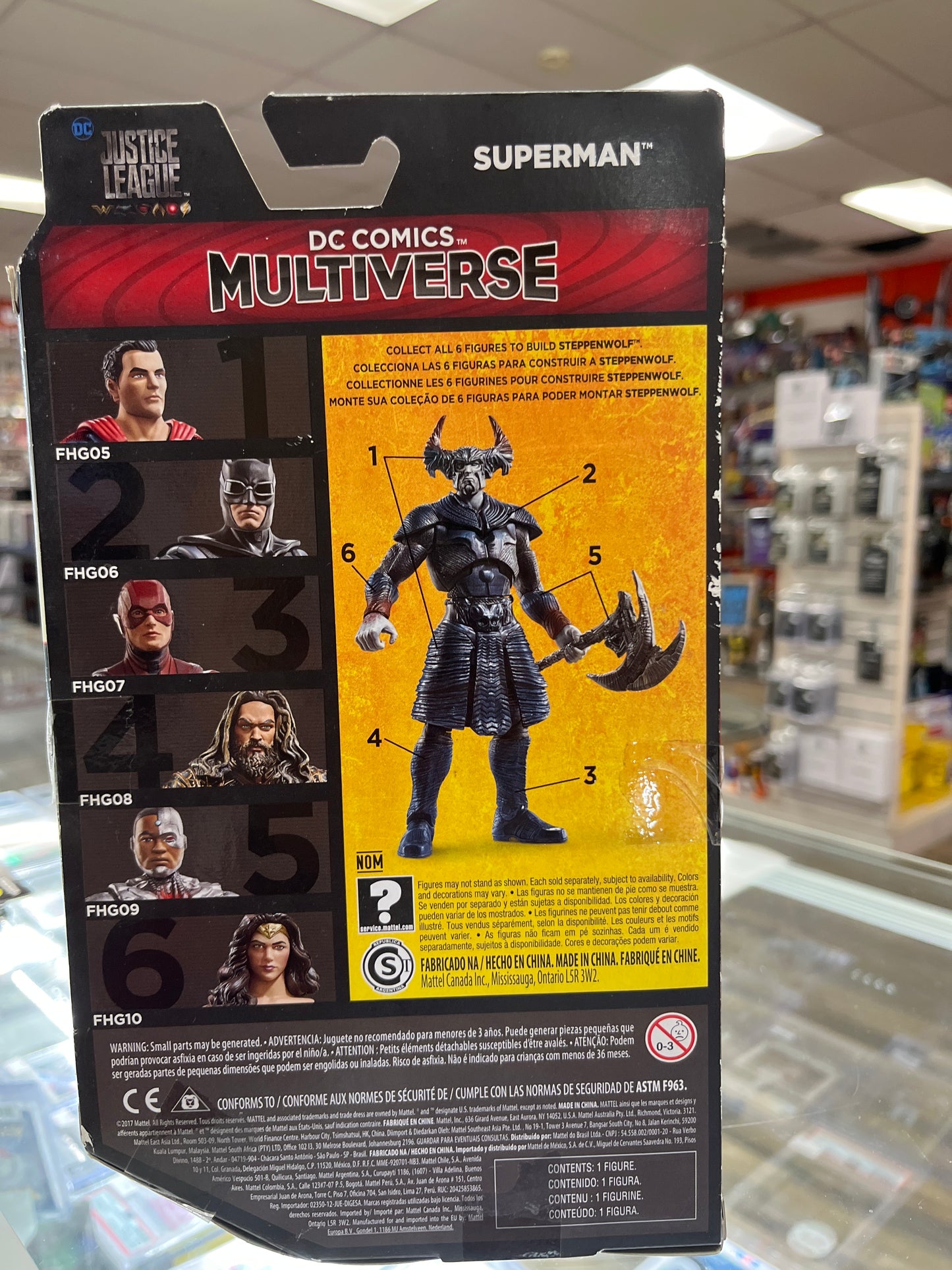 DC COMICS MULTIVERSE SUPERMAN STEPPENWOLF