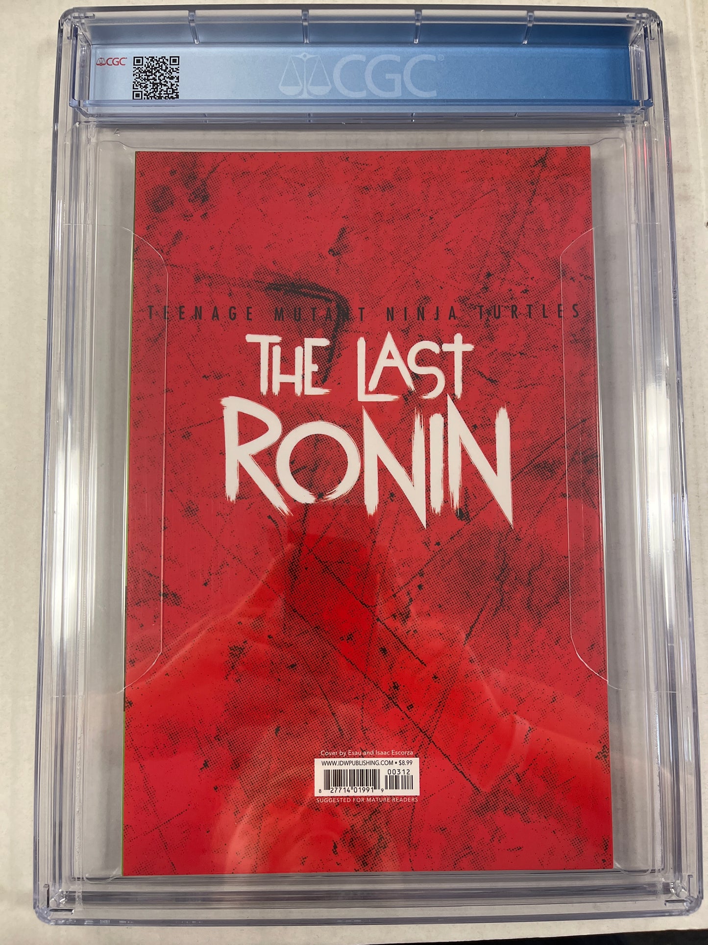 TMNT: THE LAST RONIN #3 (2021, HTF 2nd PRINTING!) CGC 9.8 WP