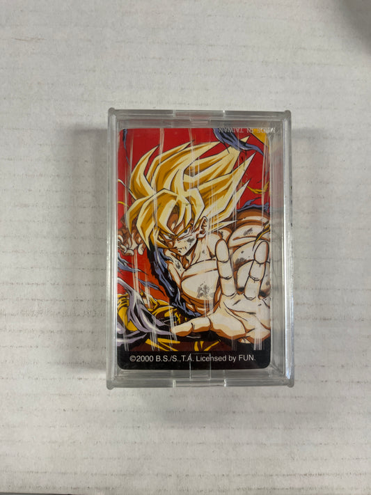 Dragon ball Z super Saiyan Goku playing Cards