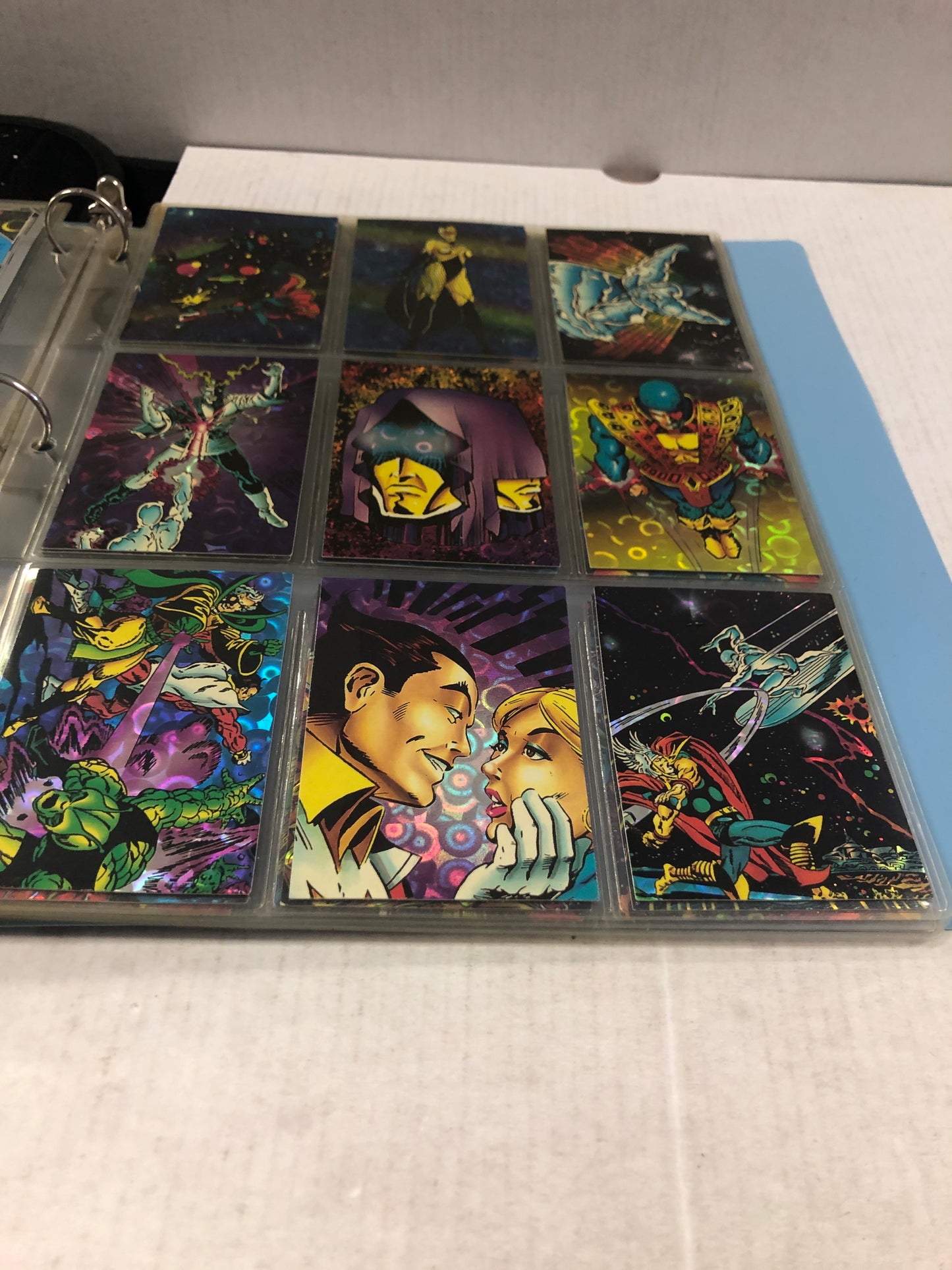 MARVEL TRADING CARDS SILVER SURFER SET FULL SET 1-72