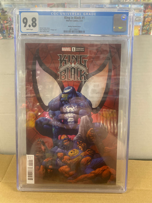 MARVEL COMICS KING IN BLACK #1 (2021) HORLEY VARIANT COVER CGC 9.8 WP