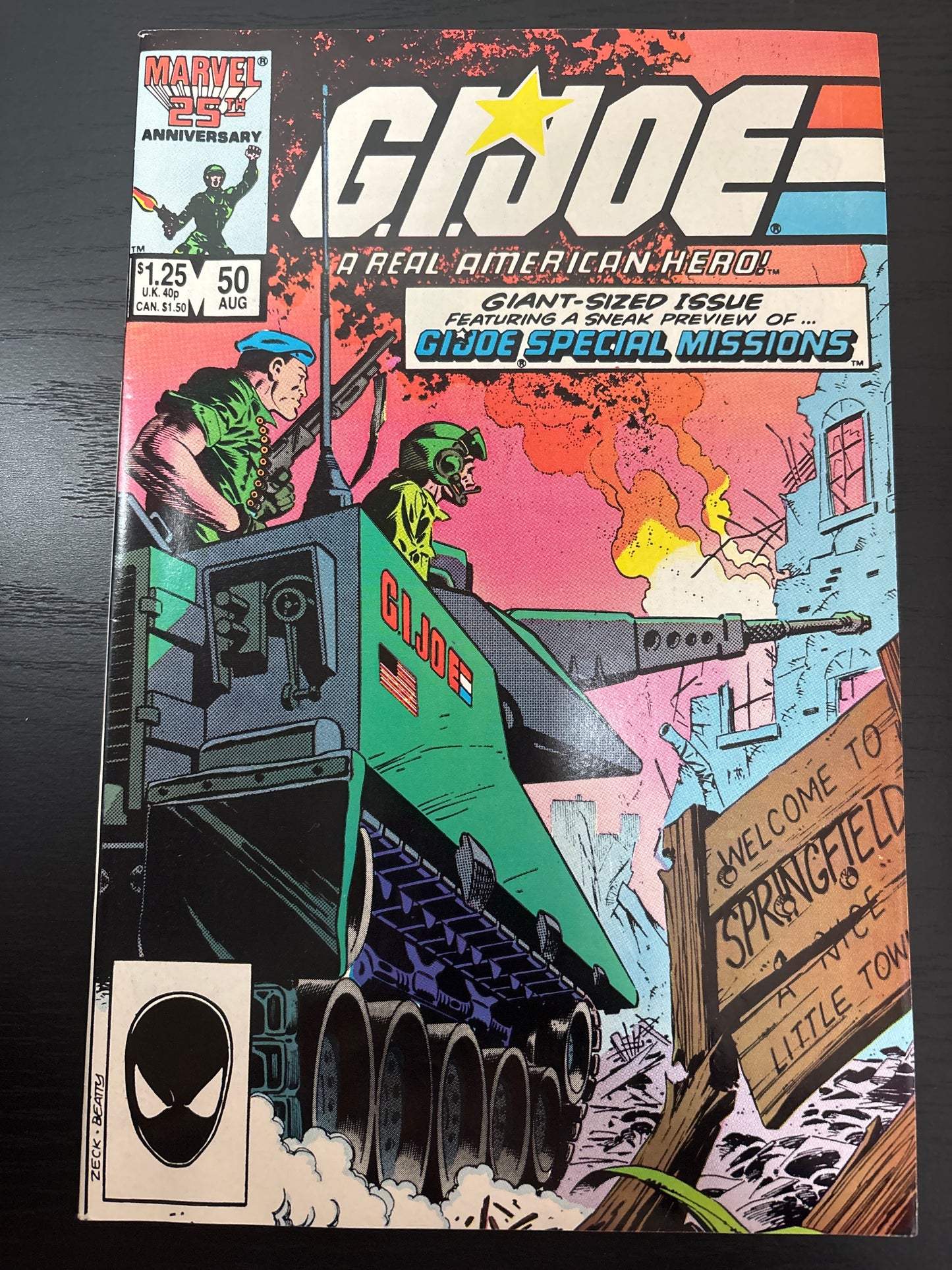 MARVEL 25TH ANNIVERSARY G.I. JOE #50