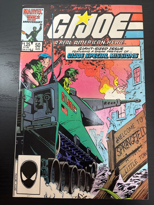 MARVEL 25TH ANNIVERSARY G.I. JOE #50
