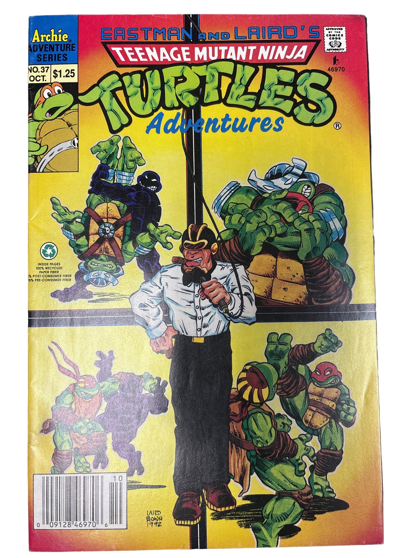 ARCHIE ADVENTURE SERIES TEENAGE MUTANT NINJA TURTLES ADVENTURES #37