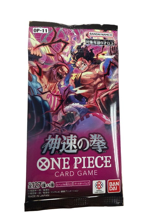ONE PIECE CARD GAME JAPANESE OP-11 PACKS