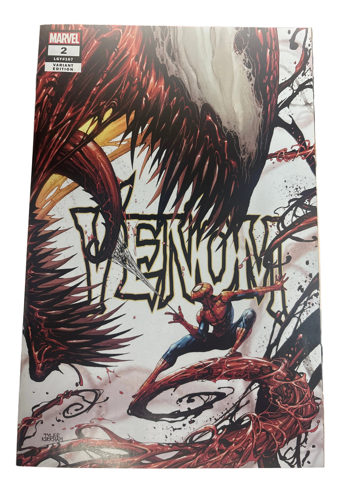 VENOM #2 KEY KNULL ISSUE TYLER KIRKHAM