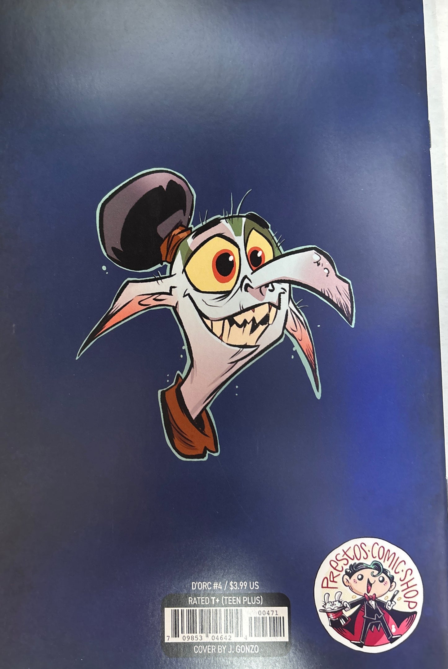 IMAGE DORC #4 J. GONZO VARIANT LIMITED TO 500 W COA