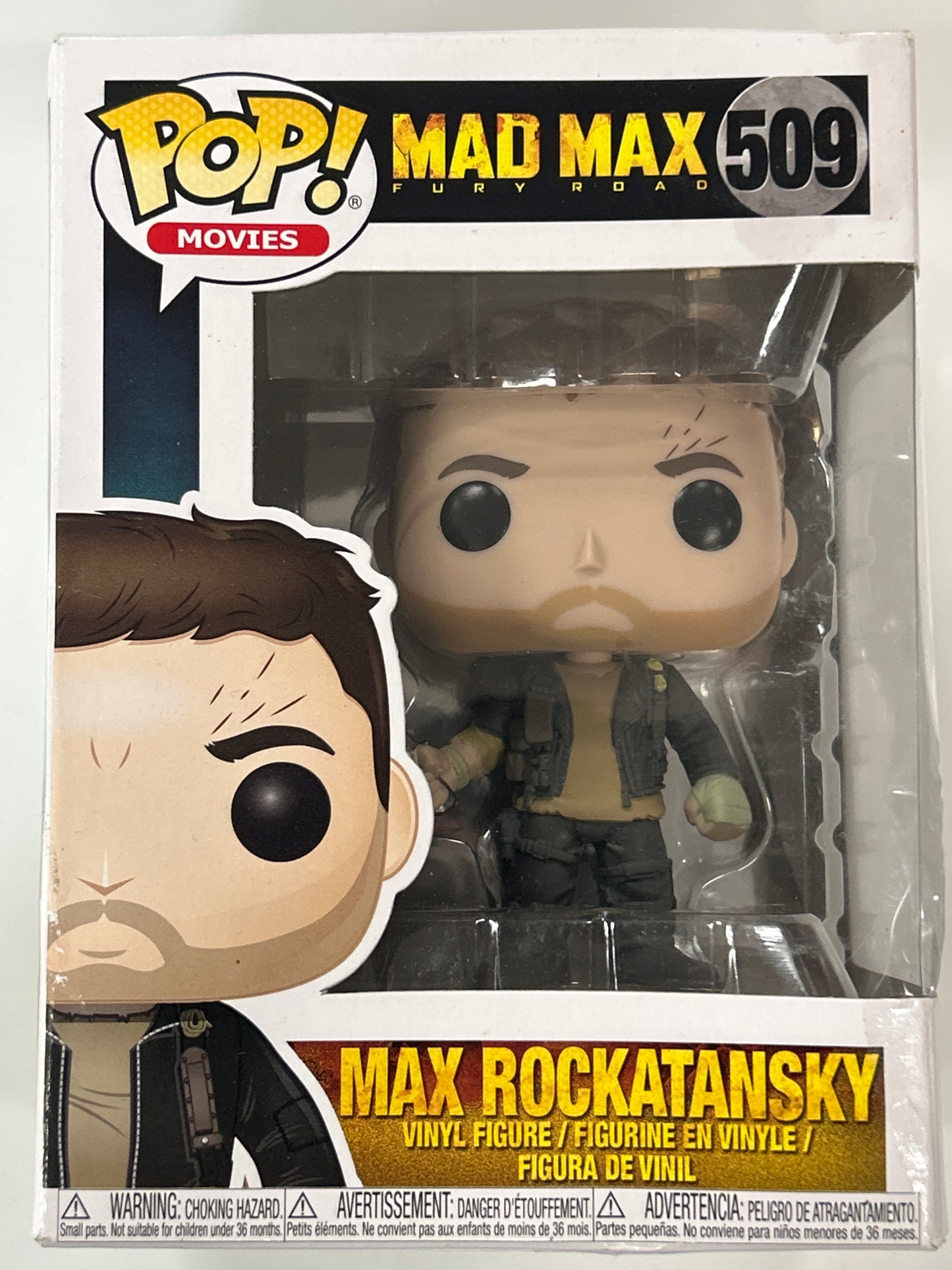 FUNKO POP MAD MAX MAX ROCKATANSKY GREAT CONDITION