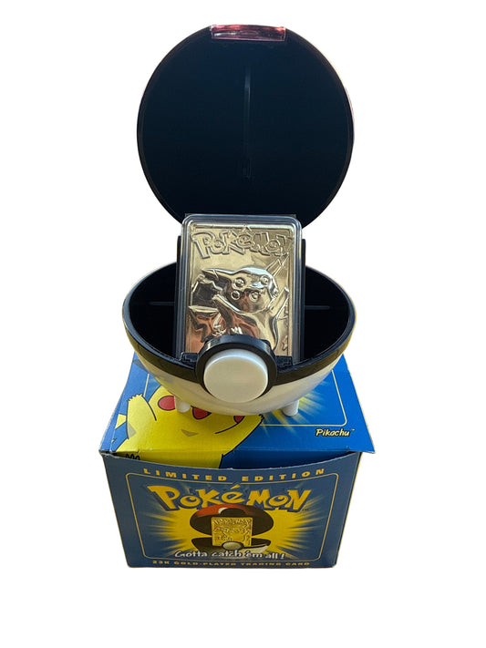 POKEMON 23KT GOLD-PLATED CARD PIKACHU BURGER KING