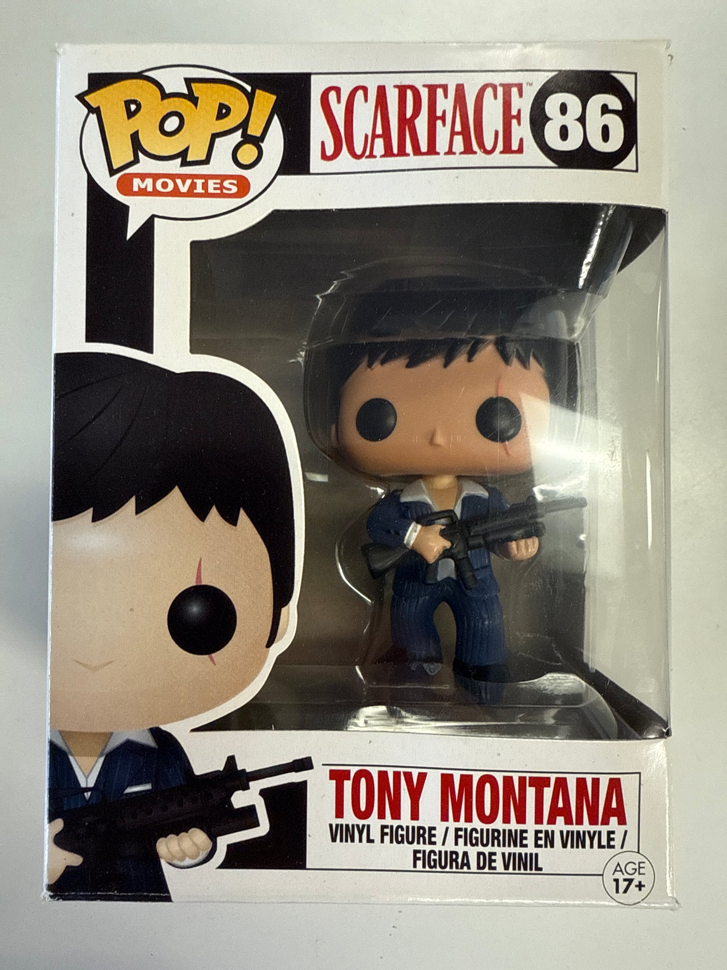 FUNKO POP POP MOVIES SCARFACE # 86 TONY MONTANA GOOD CONDITION