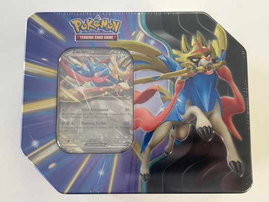 POKÉMON TCG ZACIAN EX TIN SEALED