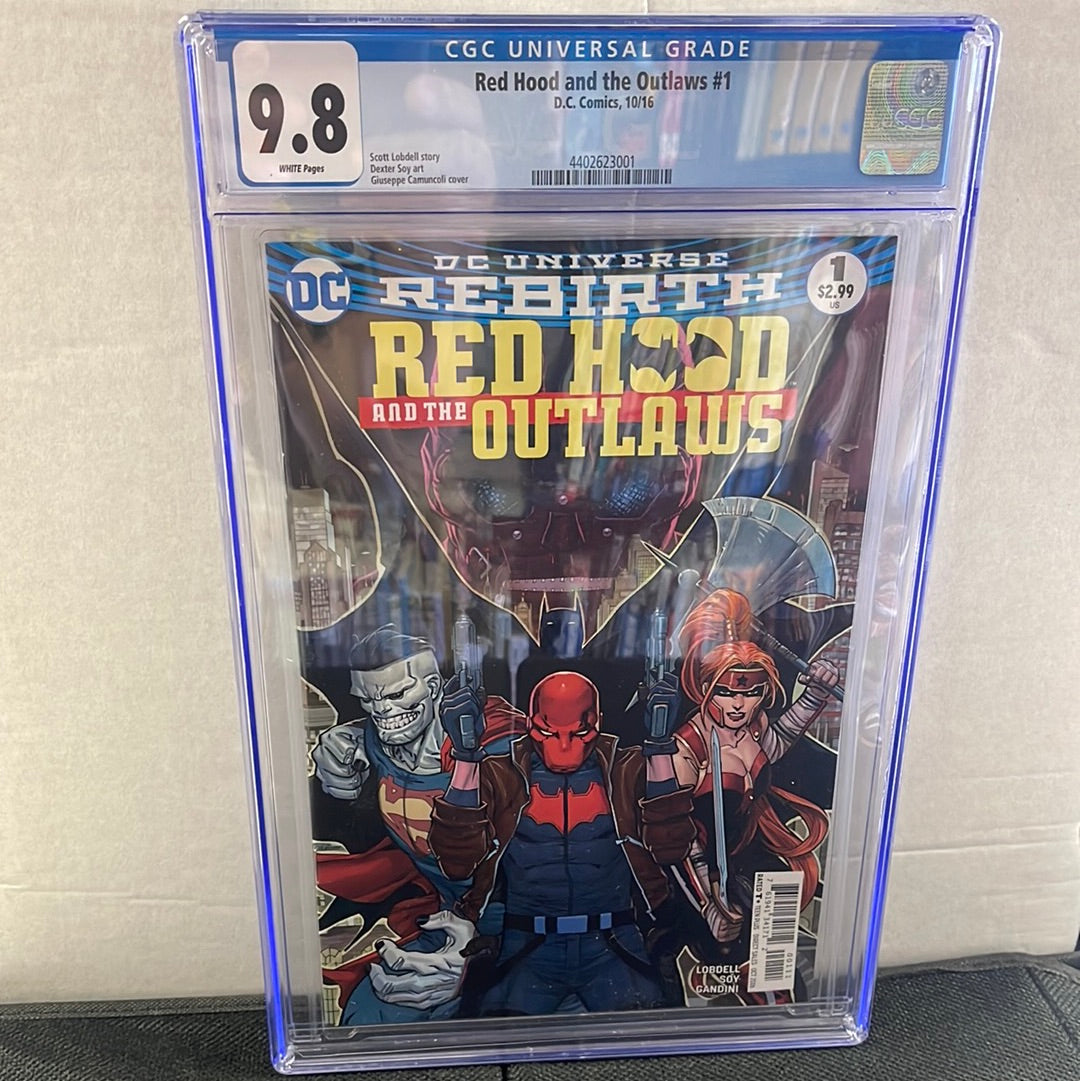 DC COMICS RED HOOD AND THE OUTLAWS #1 CGC 9.8