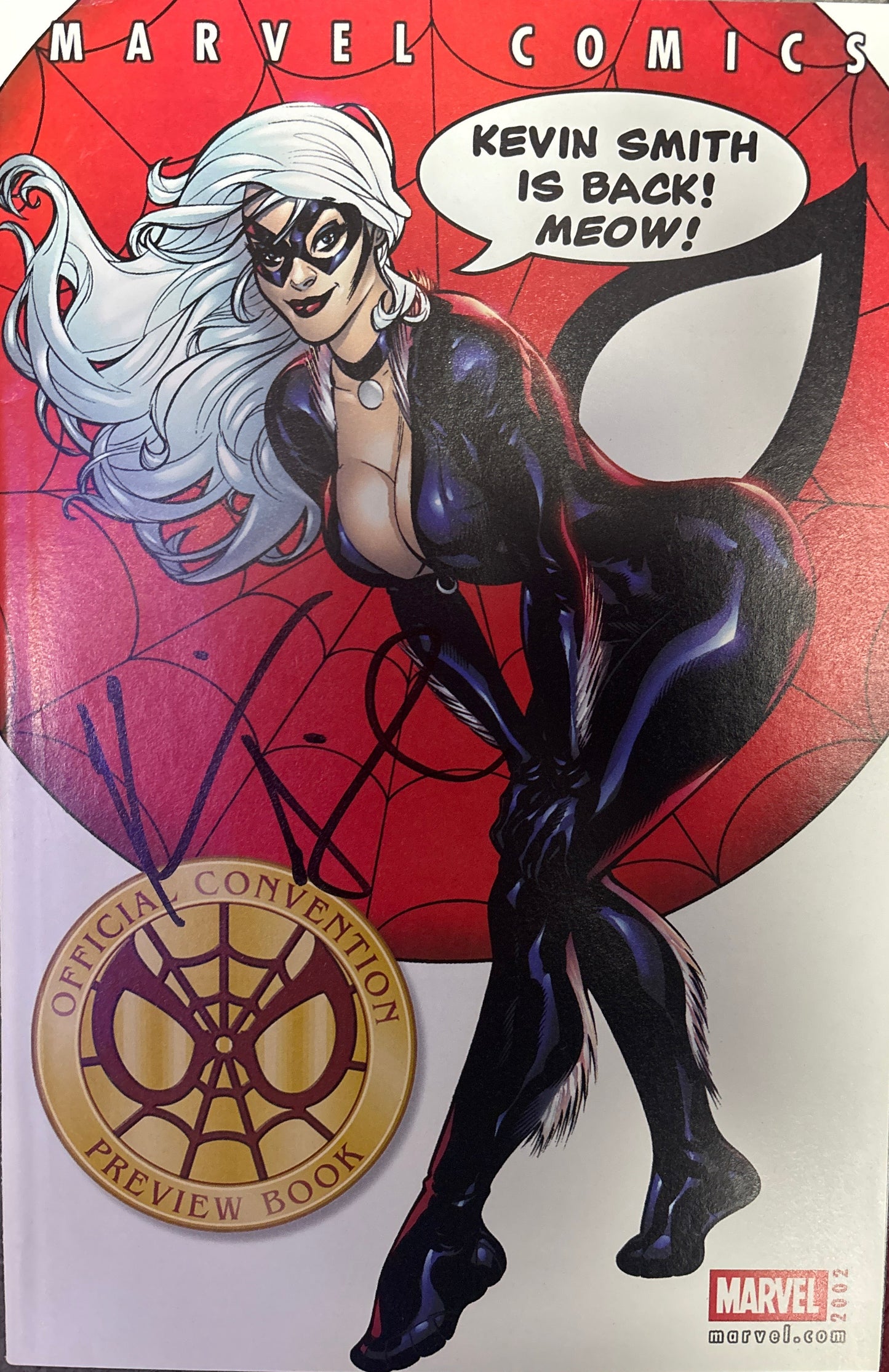 MARVEL COMICS CONVENTION PREVIEW BOOK VOL 1 SIGNED