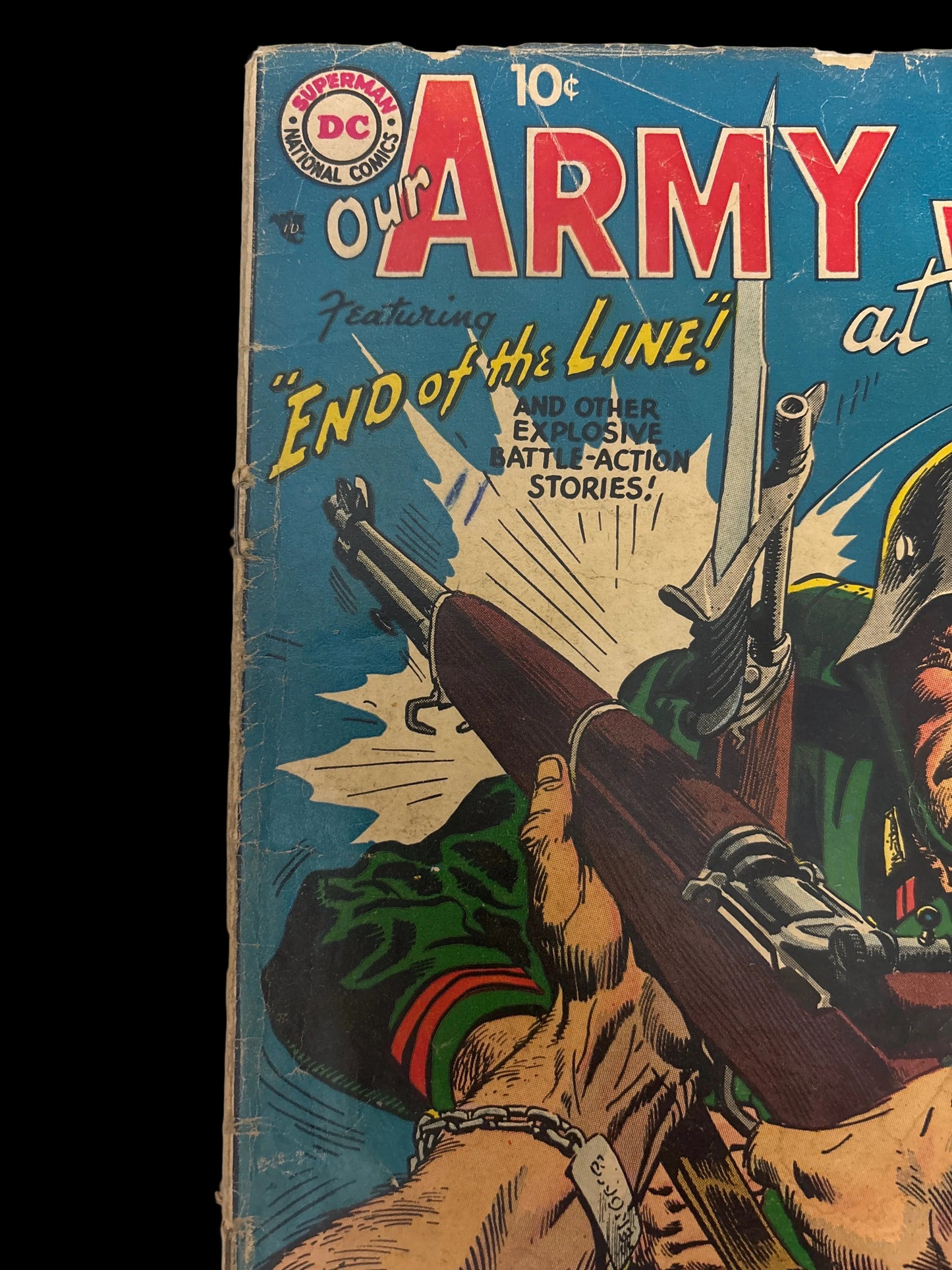 DC NATIONAL COMICS OUR ARMY AT WAR #68 1962 SILVER AGE