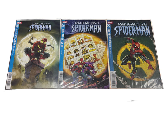 MARVEL AGE OF REVELATION RADIOACTIVE SPIDER-MAN 1-3 BUNDLE