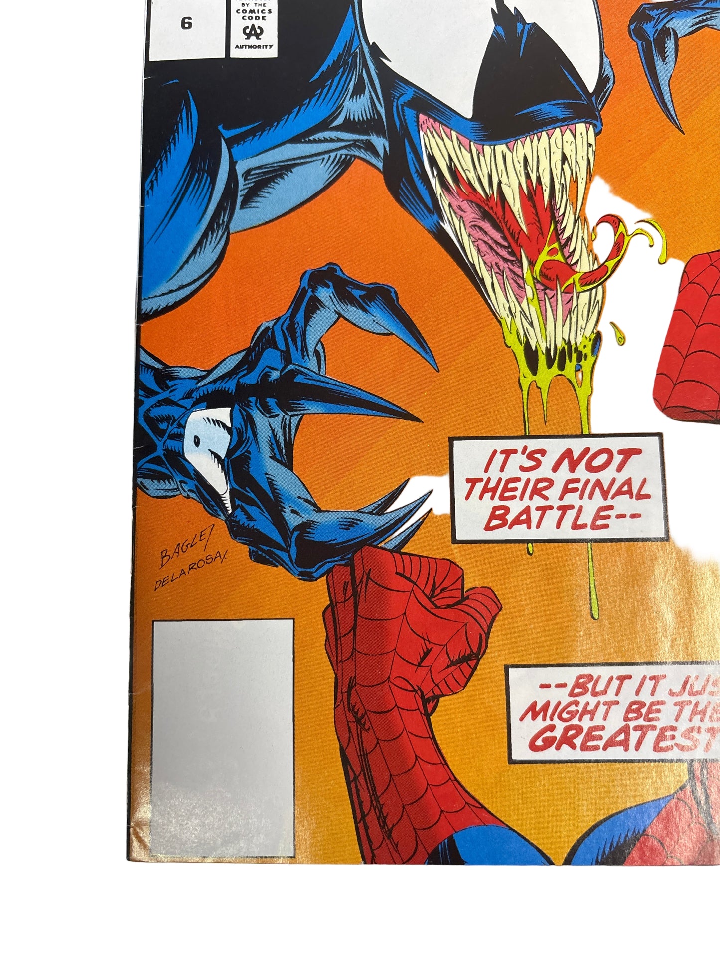 MARVEL COMICS VENOM LETHAL PROTECTOR #6(FROM ACTION FIGURE)