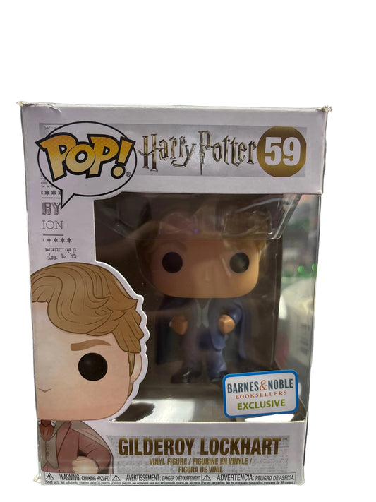 HARRY POTTER FUNKO POP GILDEROY LOCKHART BARNES & NOBLE EXCLUSIVE