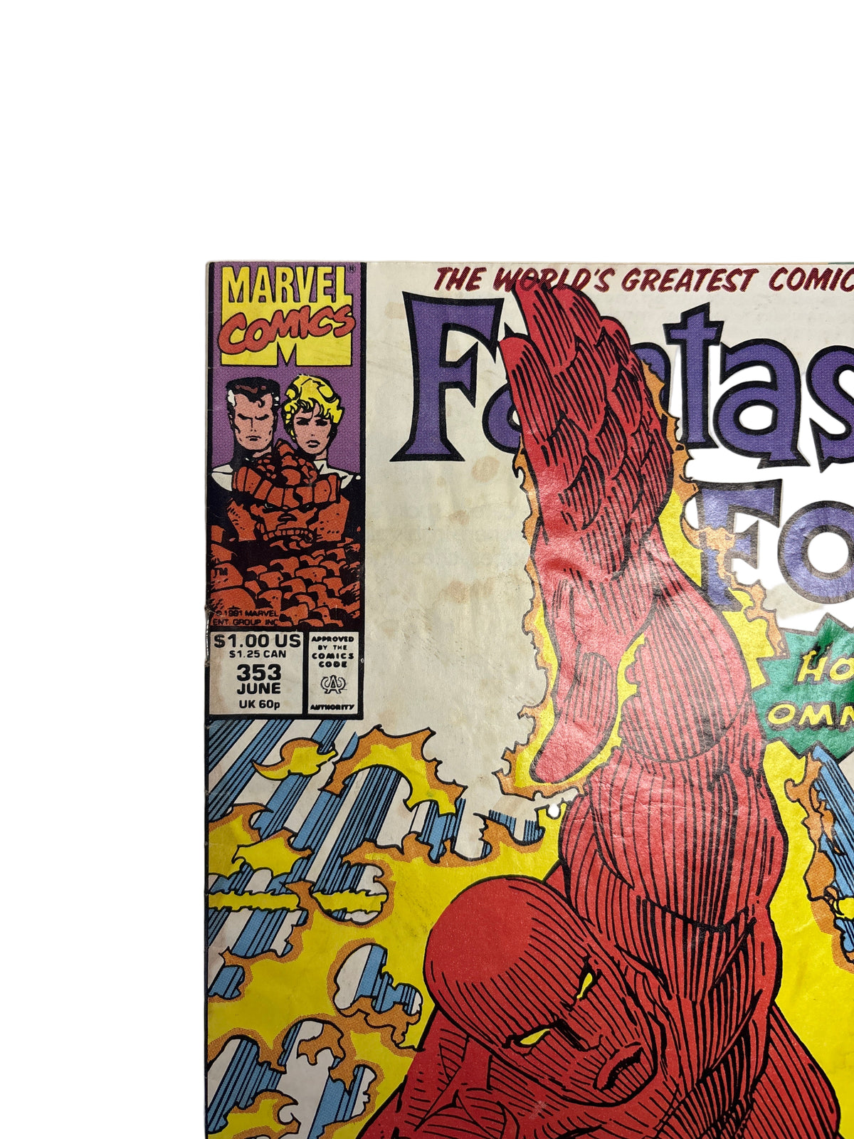 MARVEL COMICS FANTASTIC FOUR #353