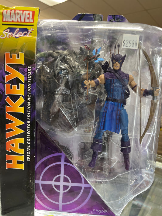 MARVEL SELECT HAWKEYE ACTION FIGURE